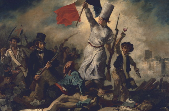 フランス革命の様子を表現した絵画　©Photo RMN/H.Lewandowski/digital file by DNPartcom