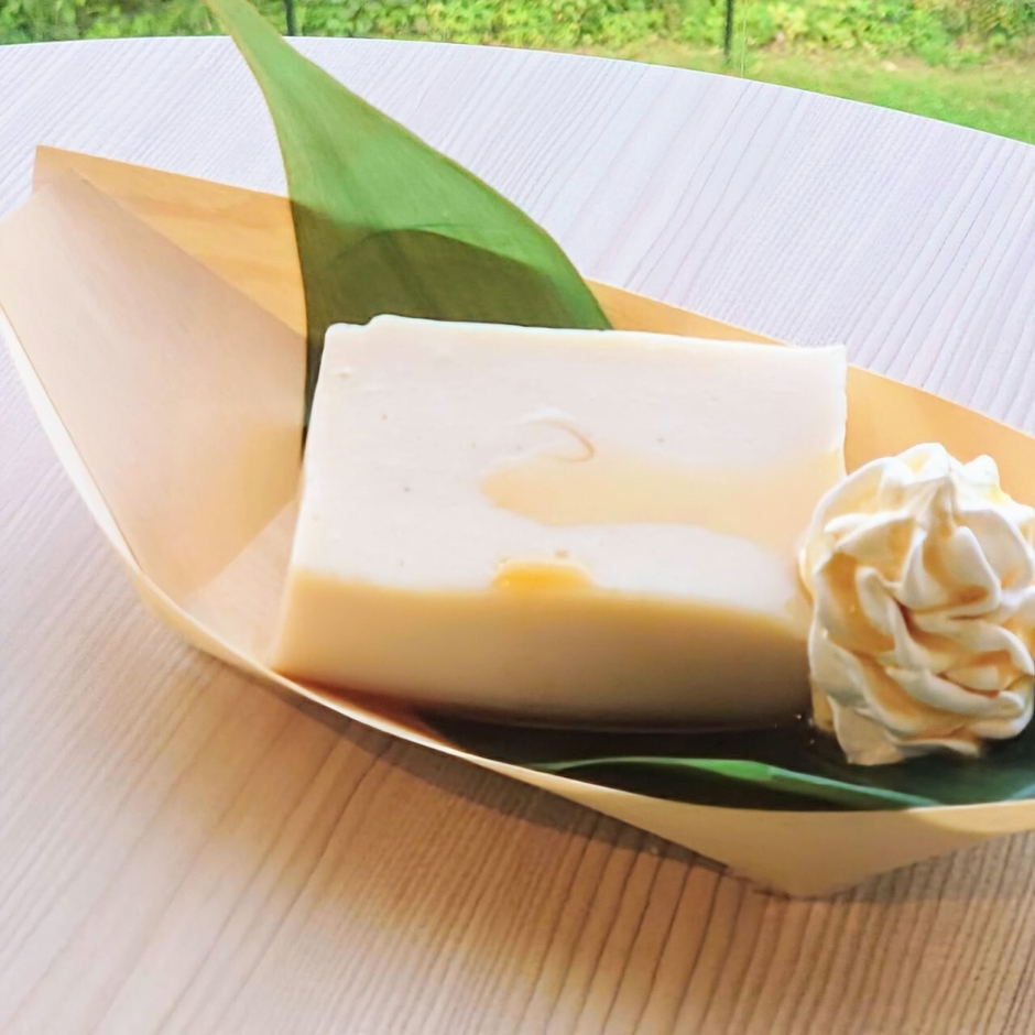 白いコーヒーくず練り