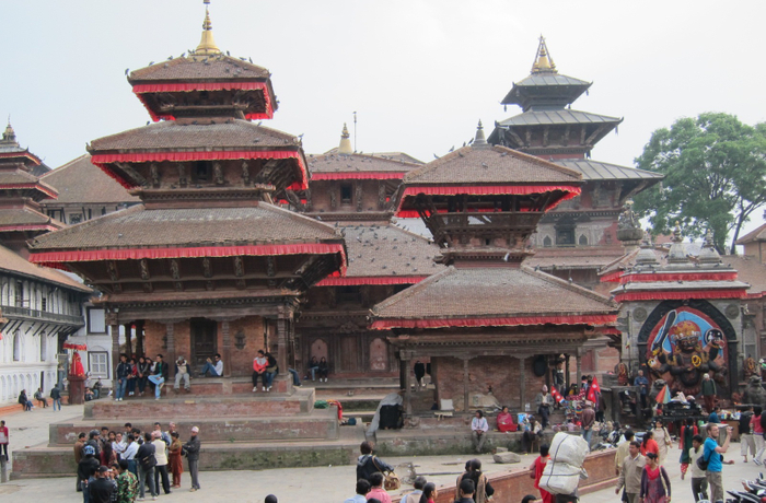 ネパールの寺院