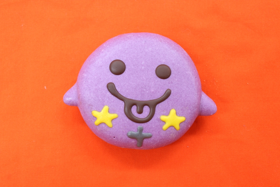 おばけにゃんこ(紫)