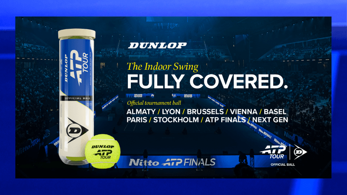 DUNLOPがATPツアーのスポンサーシップを拡大、年間大会使用球シェアNo.1の地位を強化