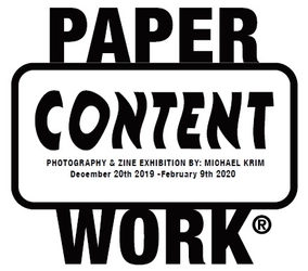 アニエスベー、Michael Krim(マイケル・クリム)による 写真＆ZINE展“CONTENT”を渋谷店にて12月20日から開催！