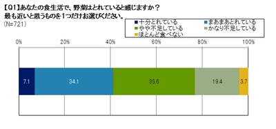 サン・クロレラが30代、40代、50代女性の栄養に関する アンケート実施！どの世代でも“野菜不足”を実感