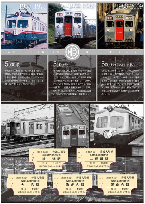 令和5年5月5日 記念入場券(中面・イメージ)