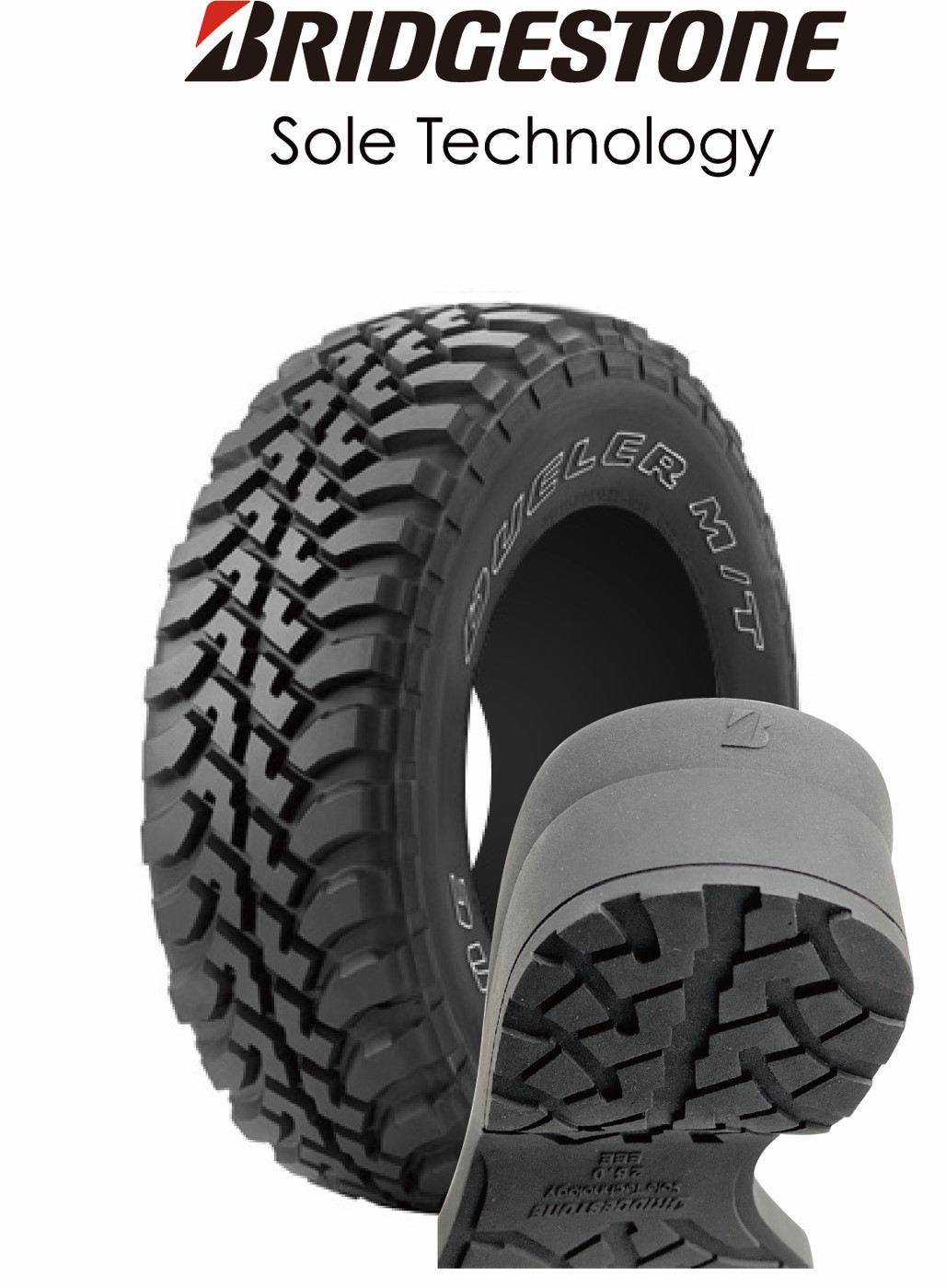 “テレワーク慣れ”した足に、最強のグリップ力を! ブリヂストンのSUVタイヤ技術を靴底に搭載、歩行を力強くサポート!