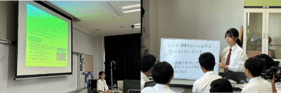 令和7年(2025年)7月に実施した「特別授業」の様子