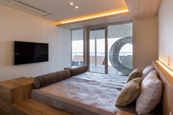 ベットルームは3部屋 (キング2部屋・ツイン)