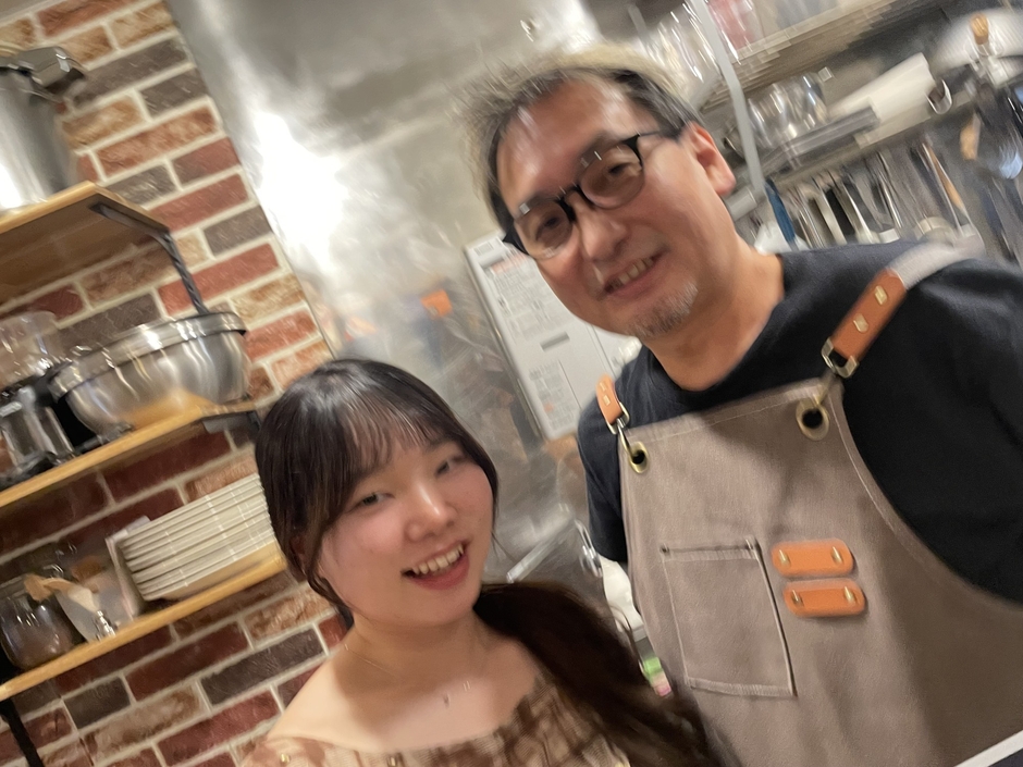 親子で営業します