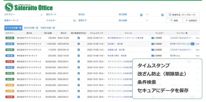 ファイルはクラウド上( Google Cloud )にセキュアに保存