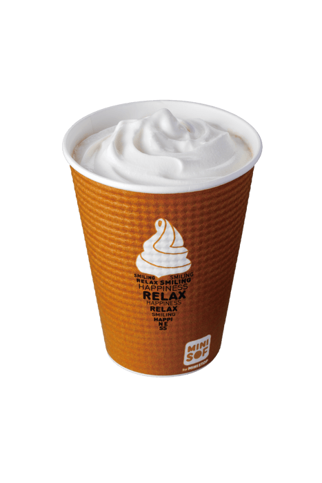 のむソフトクリーム　HOTカフェラテ　単品画像