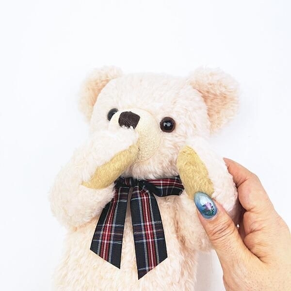 くまのメロディのぬいぐるみ