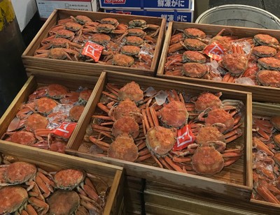 カニの売り場