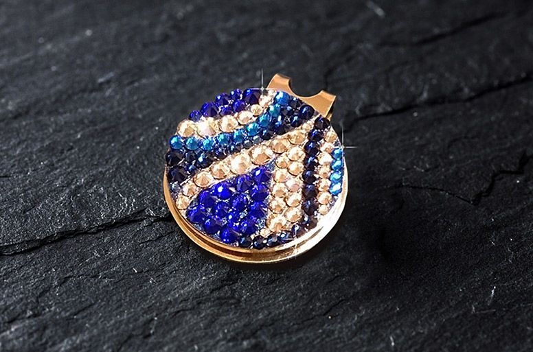 For-Denpoの祝電「クリスタル ゴルフマーカーセットB」