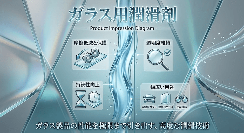 図. ガラス用潤滑剤の製品画像