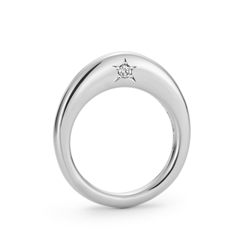 星形にダイヤモンドを留めてアクセントに / 商品価格＋5,500円（税込）