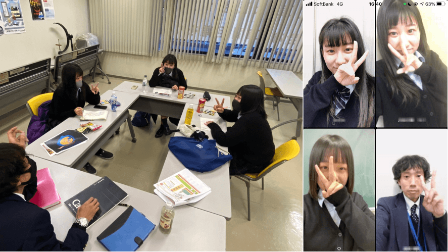 チュウセイ広報部　企画会議、Web会議時の様子