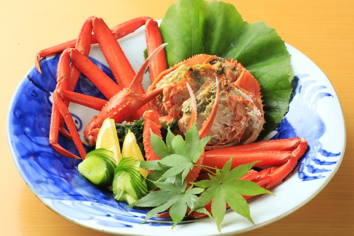 選べる一品一例(佐渡産紅ずわい蟹)