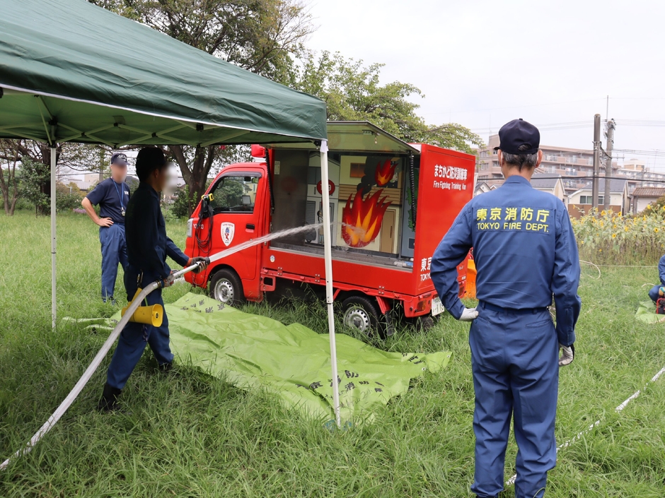 消火器体験（過去の様子）