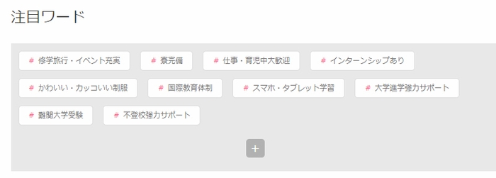 注目ワードによる検索