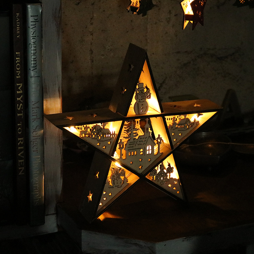 「Wood ライト star」点灯イメージ