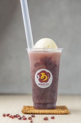 飲めるあんこフロート　ゆずジュレ入り