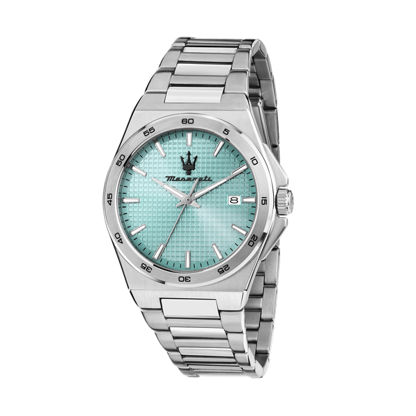 40MM 3H BLUE DIAL SS BR