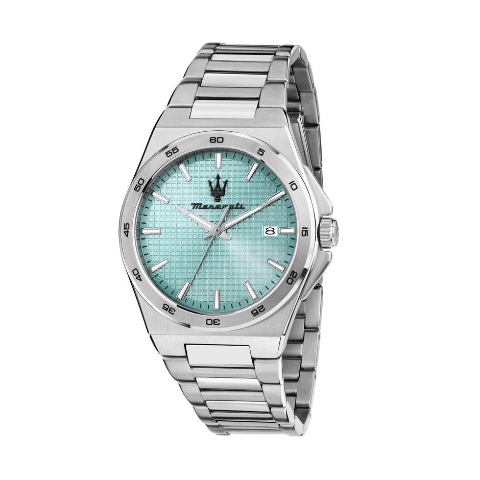 40MM 3H BLUE DIAL SS BR