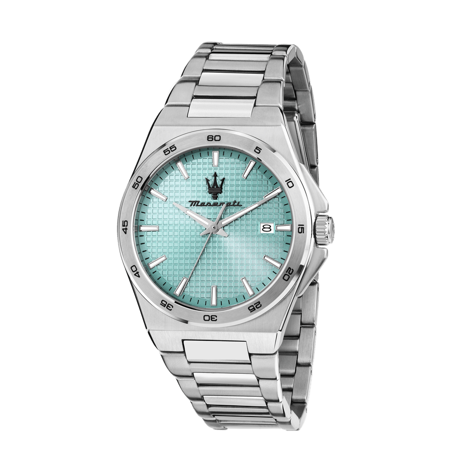 40MM 3H BLUE DIAL SS BR