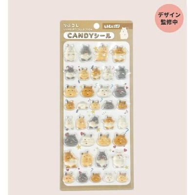 りぶはあとのポップなぷっくりシール