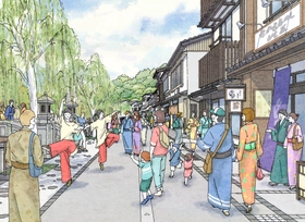 城崎温泉街の車の交通量を半減させる「交通社会実験」を 11月13日(木)から16日(日)に実施