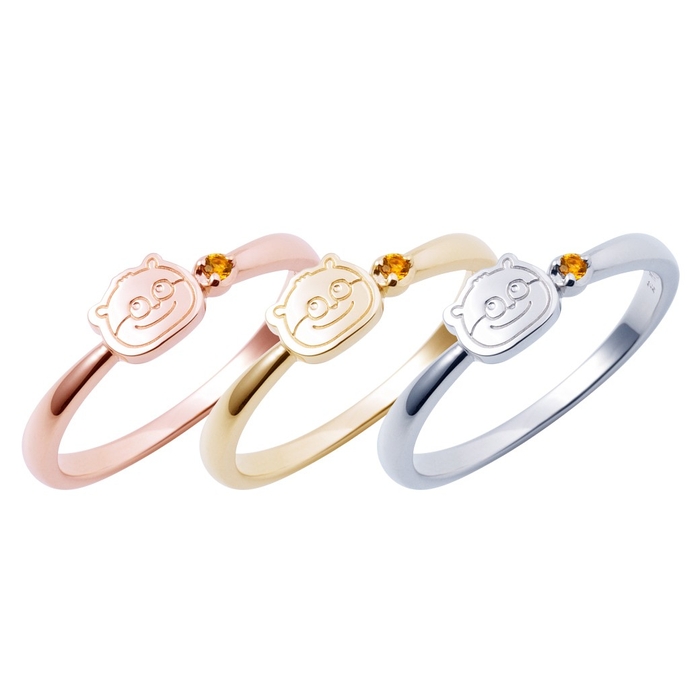 ●K10ゴールド（ホワイト／ピンク／イエロー）より選択可能