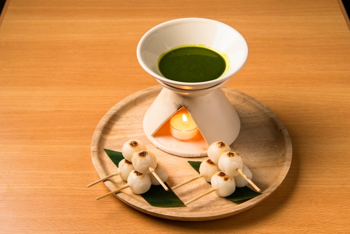 抹茶の団子フォンデュ 1,089円(税込)