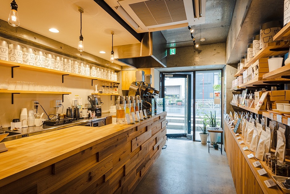 東京和茶房の店内