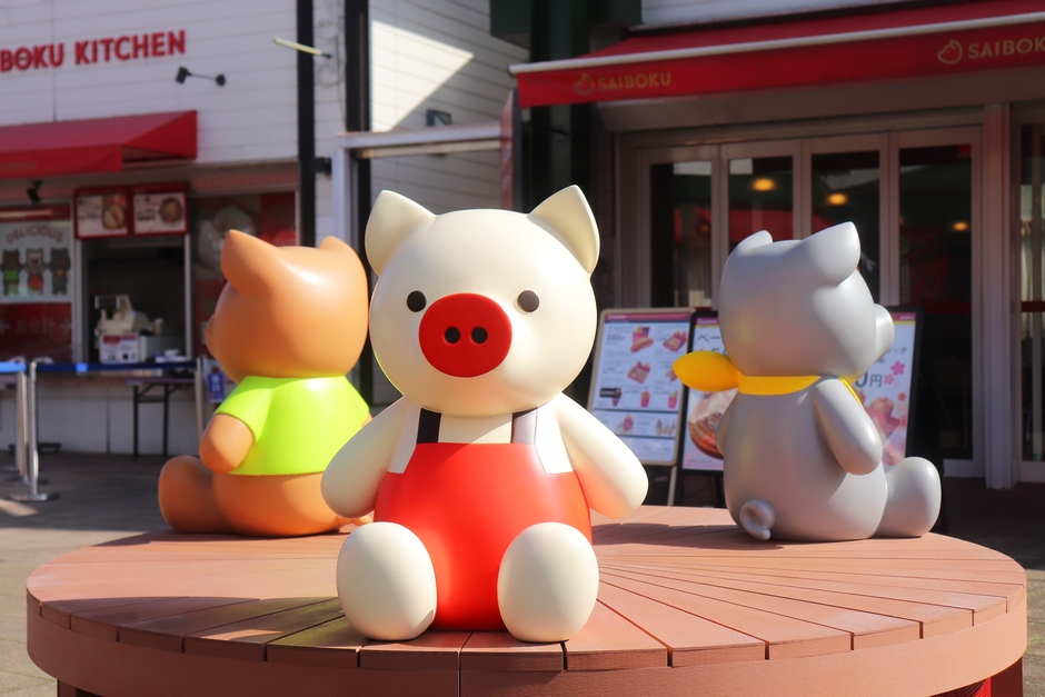 園内で楽しめるキャラクタースポット