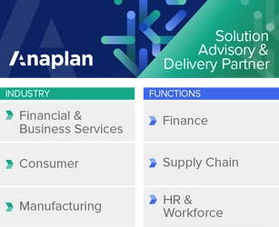 Anaplanの新しいパートナープログラム 「PartnerAccelerate」に参加　 日系企業パートナーで第1号となる、以下の専門性の認定を取得　 FUNCTION：Supply Chain, HR & Workforce, Finance　 INDUSTRY：Manufacturing , Consumer,  Financial & Business Services