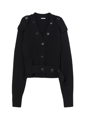 ウールブレンド ニットカーディガン￥9,999
