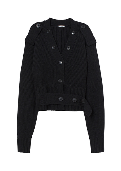 ウールブレンド ニットカーディガン¥9,999