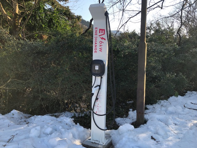 EV充電器(ポイントバケーション加賀山中)
