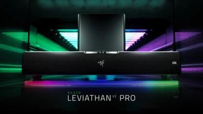 世界初*のヘッドトラッキングAI機能搭載のサウンドバー 「Razer Leviathan V2 Pro」他、 計3製品を1月29日(月)より予約開始