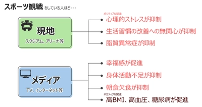 スポーツを観るとこころが元気に！ 現地観戦はもちろんメディア観戦でも ―世界初！スポーツ観戦の長期的な健康効果を解明―