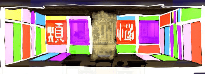 煩悩払いマッピングイメージ