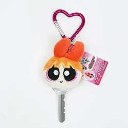 いつもの鍵にもっと愛着が湧く！パワパフのカバー付きリールキーホルダー。
