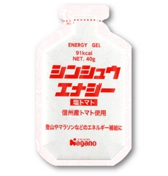 運動時のエネルギー補給をサポート！信州産トマトを使用した エナジージェル「シンシュウエナジー 塩トマト」を販売開始