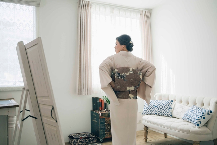 自宅にいながら着付け体験!