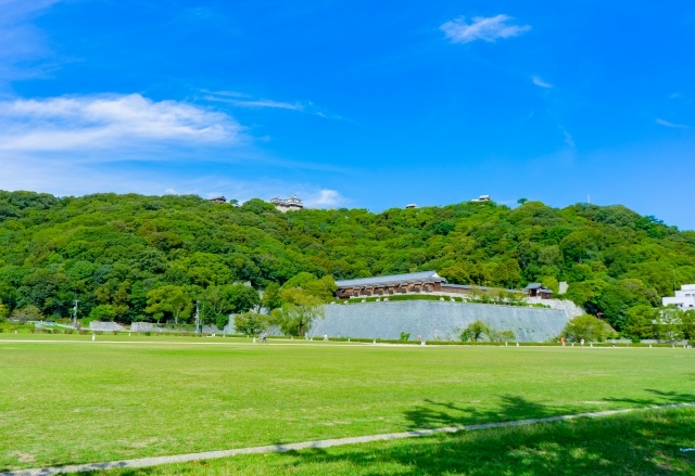 会場の「松山城 城山公園」