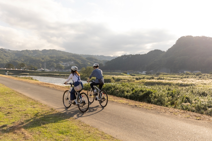 狩野川沿いをサイクリング5