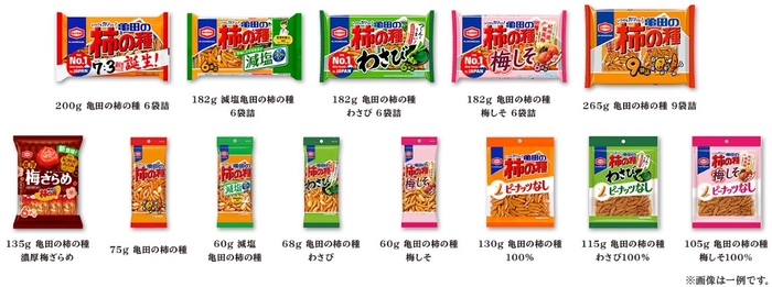 ※商品裏面の商品名に「亀田の柿の種」と記載がある商品が対象となります。 ※タネビッツも対象となります。