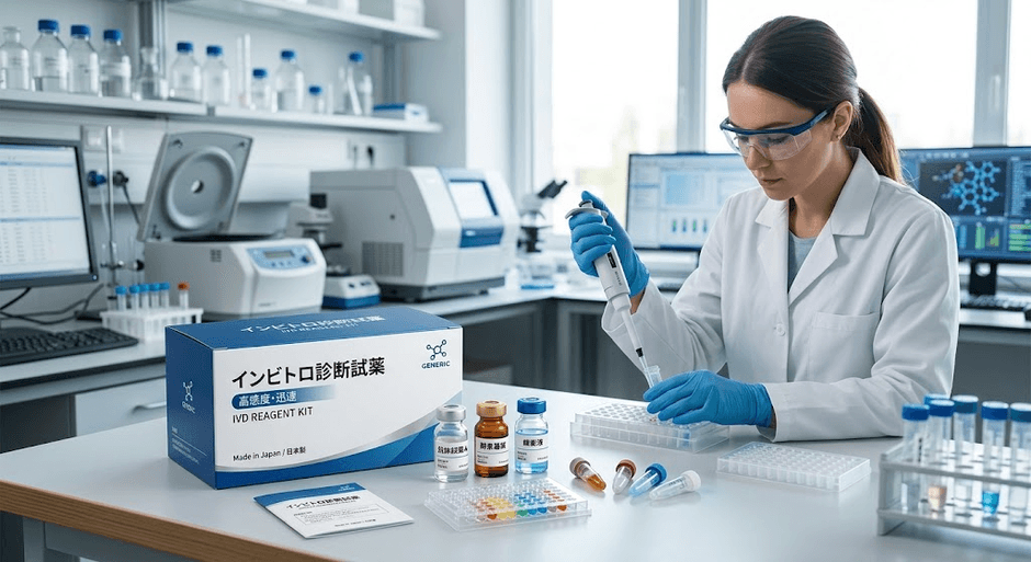 図. インビトロ診断試薬の製品画像