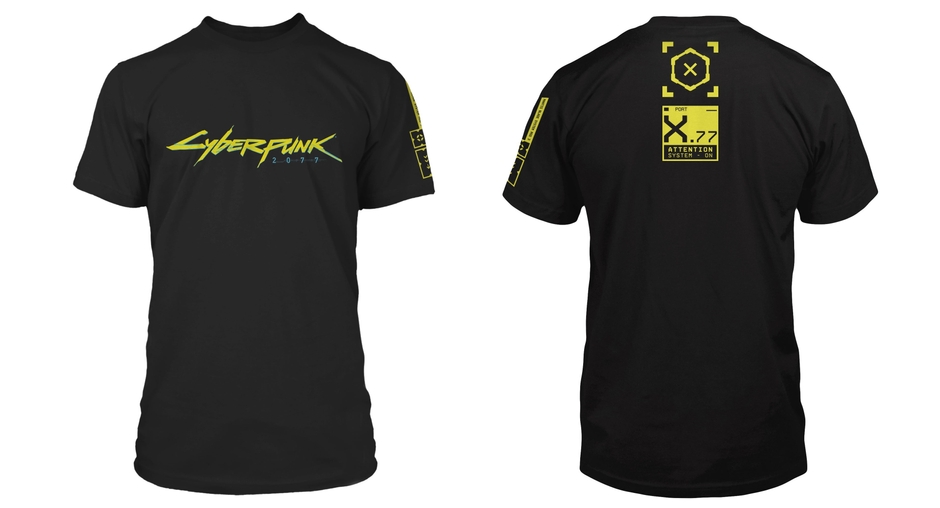 Cyberpunk 2077 ロゴTシャツ BK