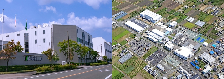 アイセロ本社写真／アイセロ本社航空写真